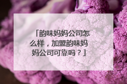 韵味妈妈公司怎么样，加盟韵味妈妈公司可靠吗？