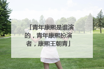 青年康熙是谁演的,青年康熙扮演者,康熙王朝青