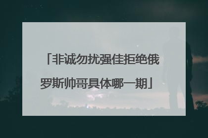 非诚勿扰强佳拒绝俄罗斯帅哥具体哪一期