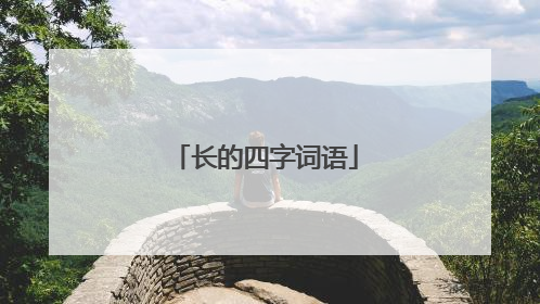 长的四字词语