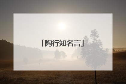陶行知名言