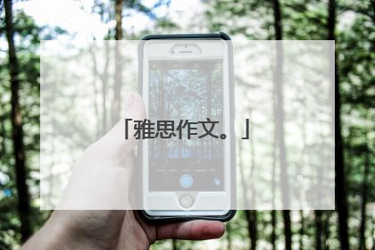 雅思作文。