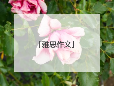 雅思作文