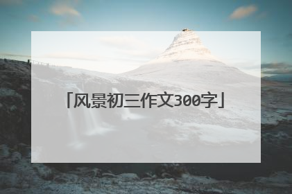 风景初三作文300字