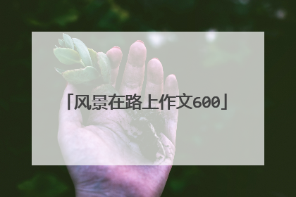 风景在路上作文600