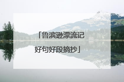 鲁滨逊漂流记好句好段摘抄