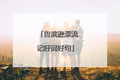 鲁滨逊漂流记好词好句