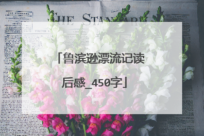 鲁滨逊漂流记读后感_450字