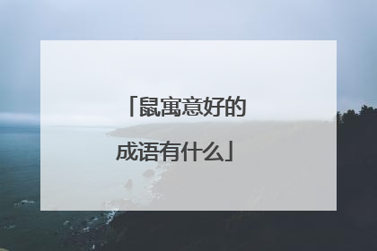 鼠寓意好的成语有什么