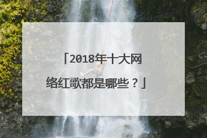 2018年十大网络红歌都是哪些？