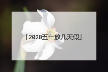 2020五一放几天假