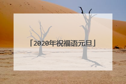 2020年祝福语元旦