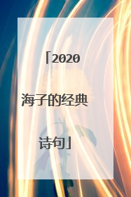 2020海子的经典诗句