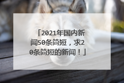 2021年国内新闻50条简短，求20条简短的新闻！