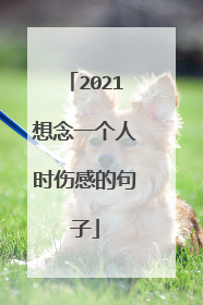 2021想念一个人时伤感的句子