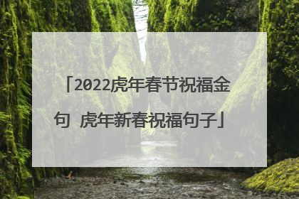 2022虎年春节祝福金句 虎年新春祝福句子