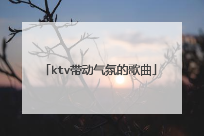 ktv带动气氛的歌曲
