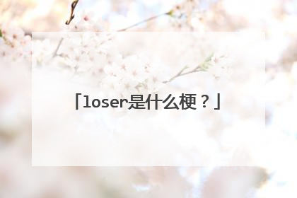 loser是什么梗？