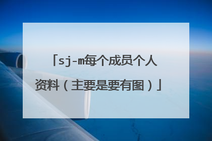 sj-m每个成员个人资料（主要是要有图）