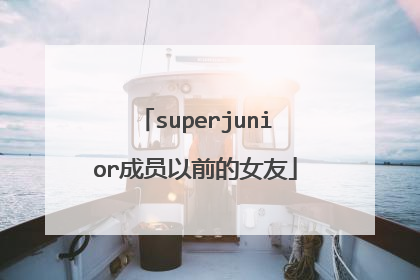 superjunior成员以前的女友