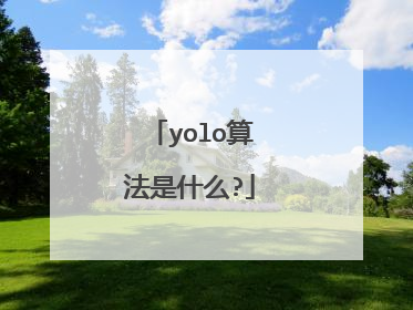 yolo算法是什么?