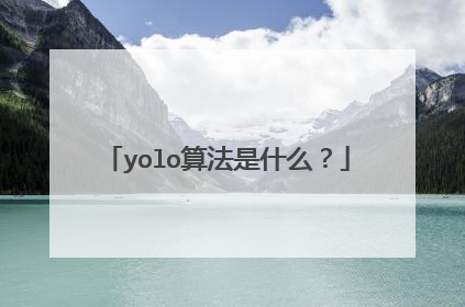 yolo算法是什么？