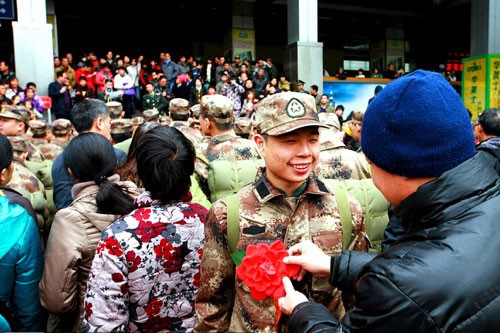 送当兵祝福的话最佳 家人送给新兵祝福的话